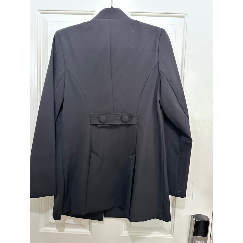 Cabi #4119 Black Career One Button Ponte Knit Dinner Blazer Jacket Size 10 - Picture 5 of 6